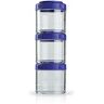 BlenderBottle GoStak Container voor het bewaren van eiwit/eiwit/poeder/vitaminen en meer- 2 stuks 150 ml paars (2 x 150 ml)