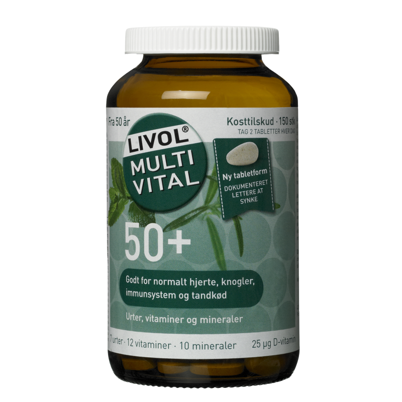 Livol Multi Vital 50+ 150 st Vitaminepillen