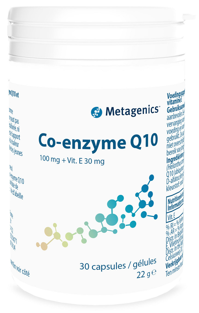 Metagenics Co-Enzyme Q10 + Vit. E 30mg Softgels