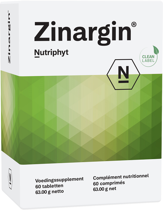 Nutriphyt Zinargin Tabletten 60st