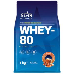 Star Nutrition Whey-80, 1 Kg, Salted Caramel