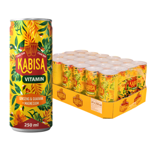Kabisa - Vitamin Ginseng & Guarana + Magnesium (24x250ml)