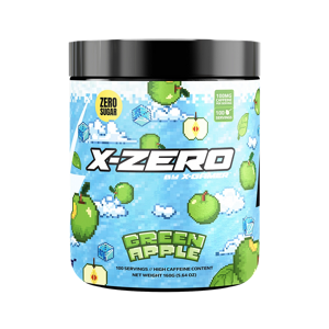 X-Gamer X-Zero Green Apple (160g/100 Servings)