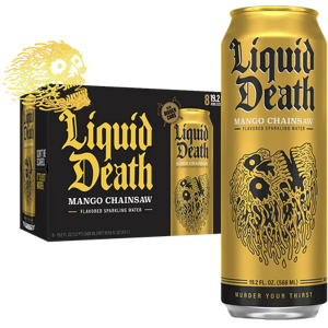 Liquid Death Mango Chainsaw Mountain Water Can 500ml