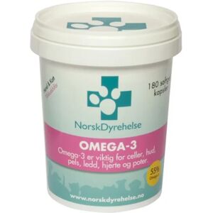 Norsk Dyrehelse Omega 3 180 tabletter