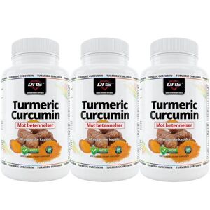 DNS 3-Pack Gurkemeie Turmeric - Curcumin - 60 Kapsler