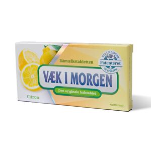 Væk I Morgen Vekk I Morgen Råmelktabletter M Sitron - 20 Tabletter