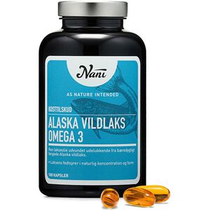 Nani Omega 3 Ren Lakseolje - 180 Kapslar