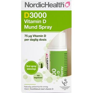 Nordic Health Better You D3 Vitamin Spray (D Lux 3000) - 75 mcg - 15 ml