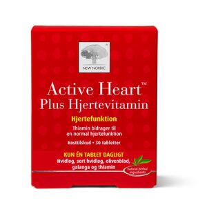 New Nordic Active Heart Plus Hjertevitamin - 30 Tabletter