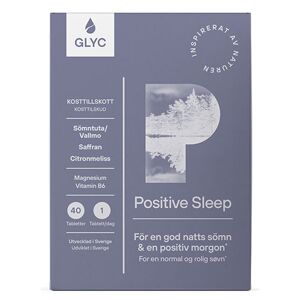 Glyc positiv søvn - 40 Tabletter