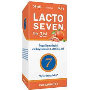 Vitabalans LactoSeven Lacto Seven Trio - 50 Tabletter