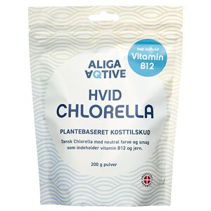 ALIGA AQTIVE Hvit Chlorella pulver - 200 g
