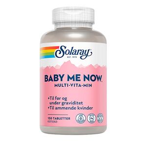 Solaray Baby Me Now Multivitamin - 150 Tabletter