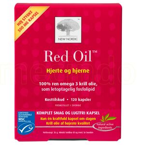 New Nordic Red Oil Omega-3 Krillolje - 120 Kapslar