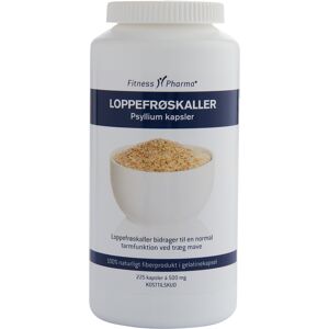 Fitness Pharma Psyllium Loppefrøskall - 225 Kapsler