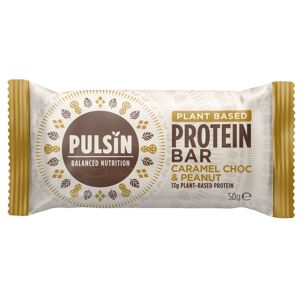 Pulsin Proteinbar Caramel Choc & Peanut - 50 g