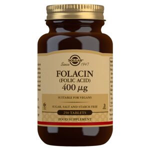 Solgar Folacin Folsyre 400 mcg - 400 mcg - 250 Tabletter