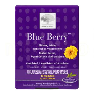 New Nordic Blue Berry Original - 120 Tabletter