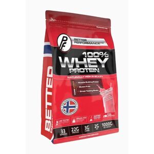 Proteinfabrikken 100% Whey Protein - 1kg - Jordbaer