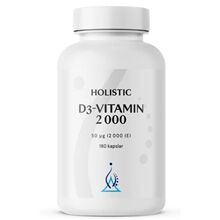 Holistic D3-vitamin 180 kapsler