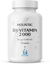 Holistic D3-vitamin 90 kapsler