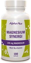 Alpha plus Magnesium Synergi 180 kapsler