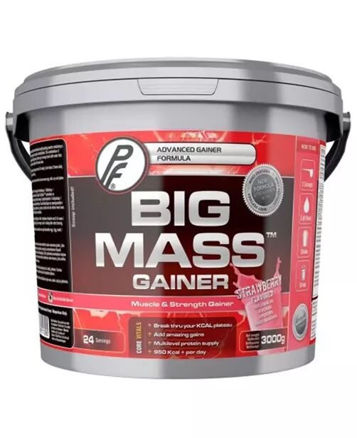 Proteinfabrikken Big Mass Gainer Strawberry 3kg