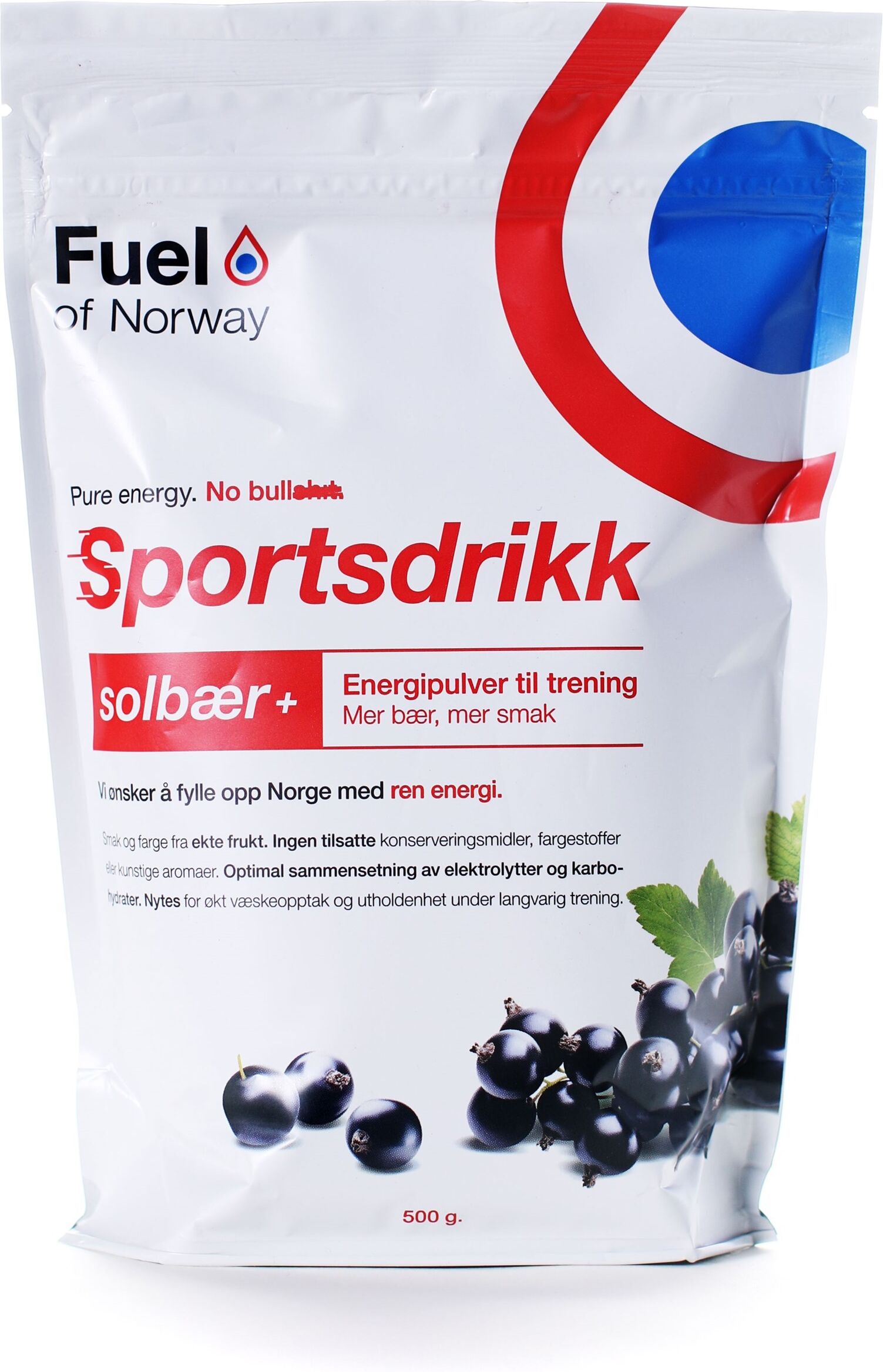 Fuel of Norway Solbær 0,5 kg sportsdrikk  2021