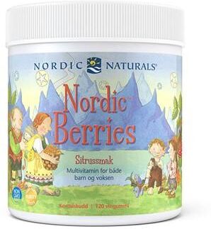 Nordic Naturals citrus multivitamin gummies 120 stk