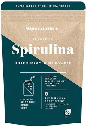 Supernature spirulina pulver 150 g