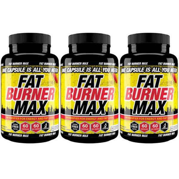 DNS 3-Pack Fat Burner Max - 6 Mnd Forbruk