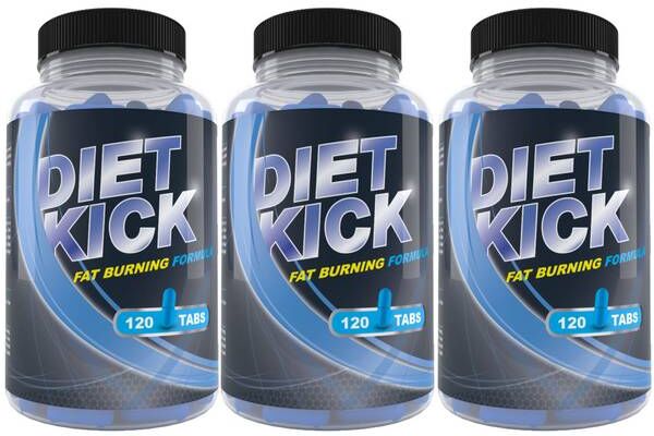 DNS 3-Pack Diet Kick Fat Burning Formula