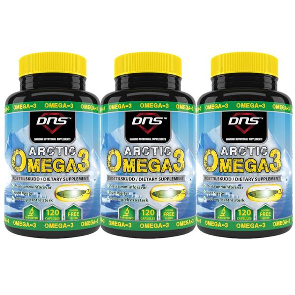 DNS 3-Pack Arctic Omega-3 - 360 Kapsler