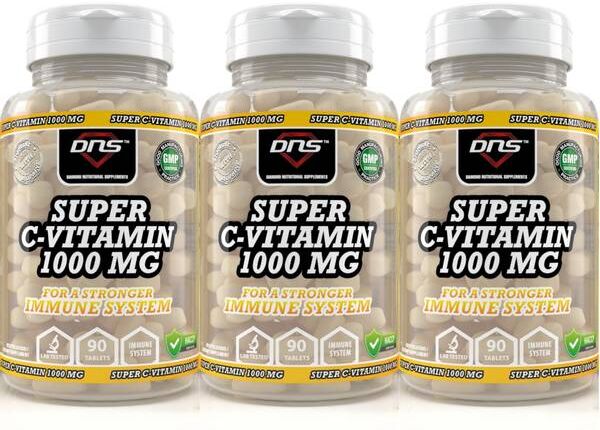 DNS 3-Pack Super C-Vitamin 1000mg - 3 X 90 Tabs