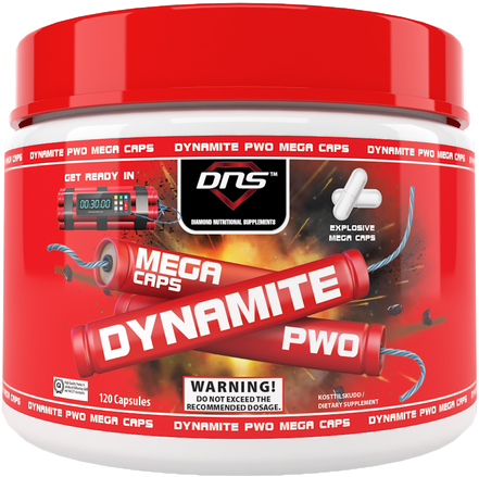 DNS Nyhet! Dynamite Mega Caps Pwo - 120 Kapsler