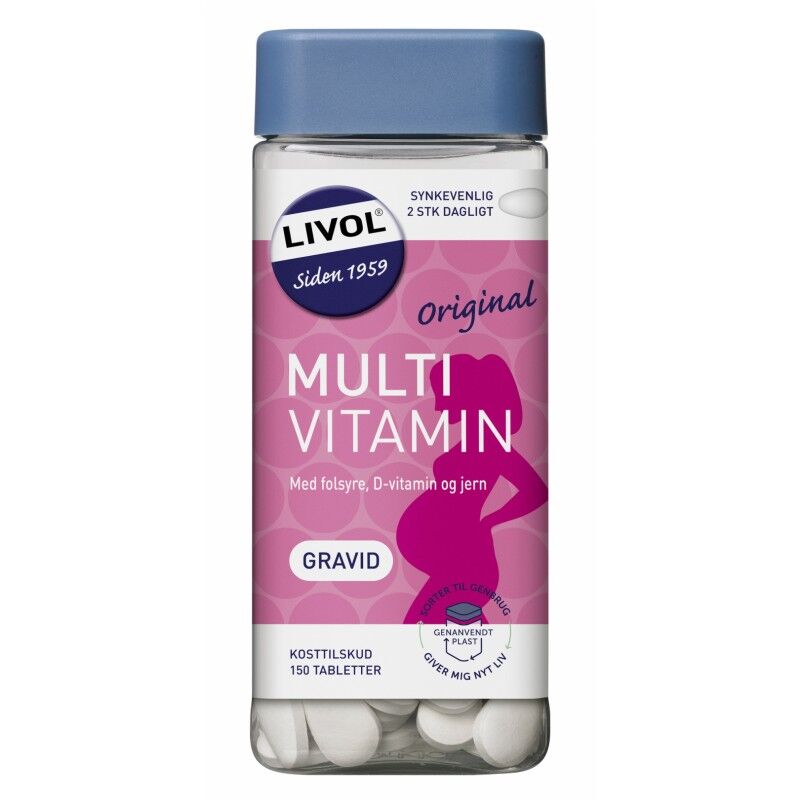 Livol Multi Total Gravid 150 stk Vitaminpiller
