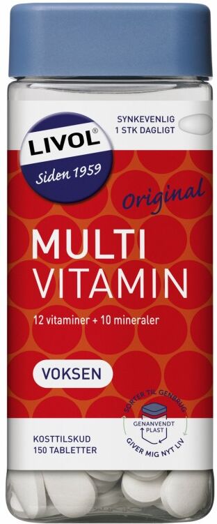 Livol Multi Total Voksen 150 stk Vitaminpiller