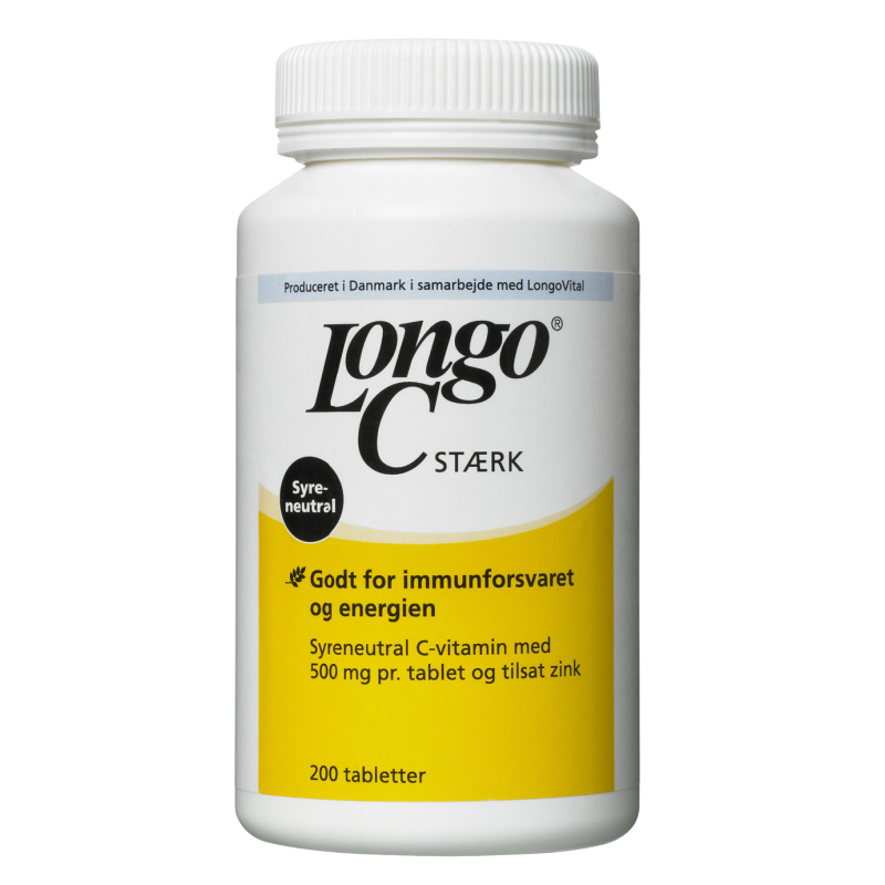 Longo C Sterk 200 stk Vitaminpiller