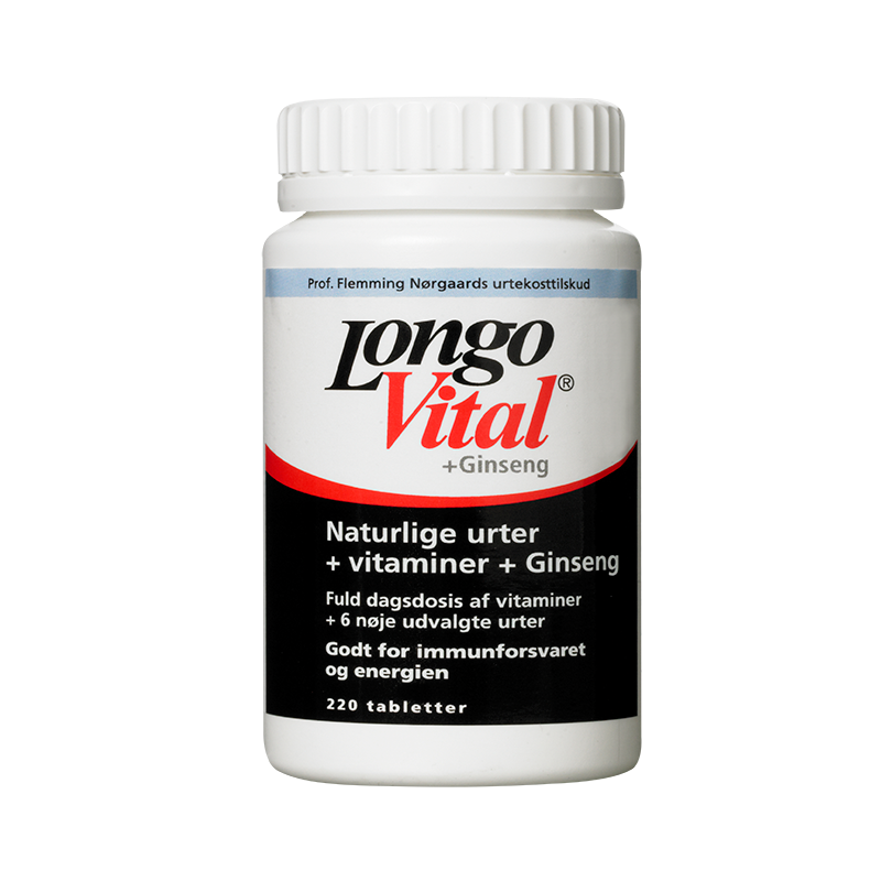 Longo Vital Ginseng 220 stk Kosttilskud