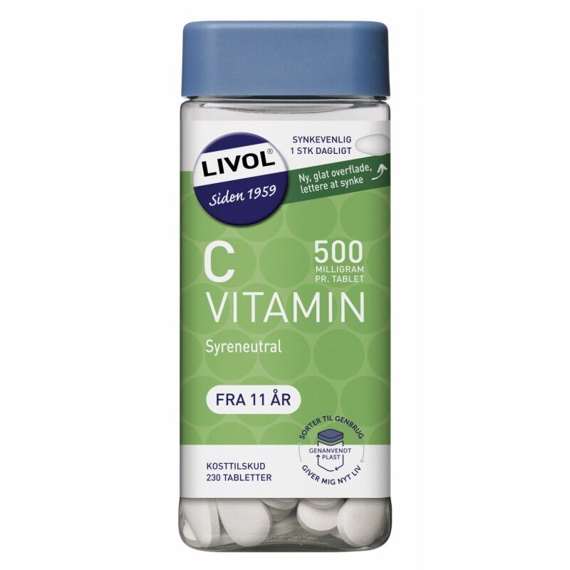 Livol Mono Sterk C-Vitamin 230 stk Vitaminpiller