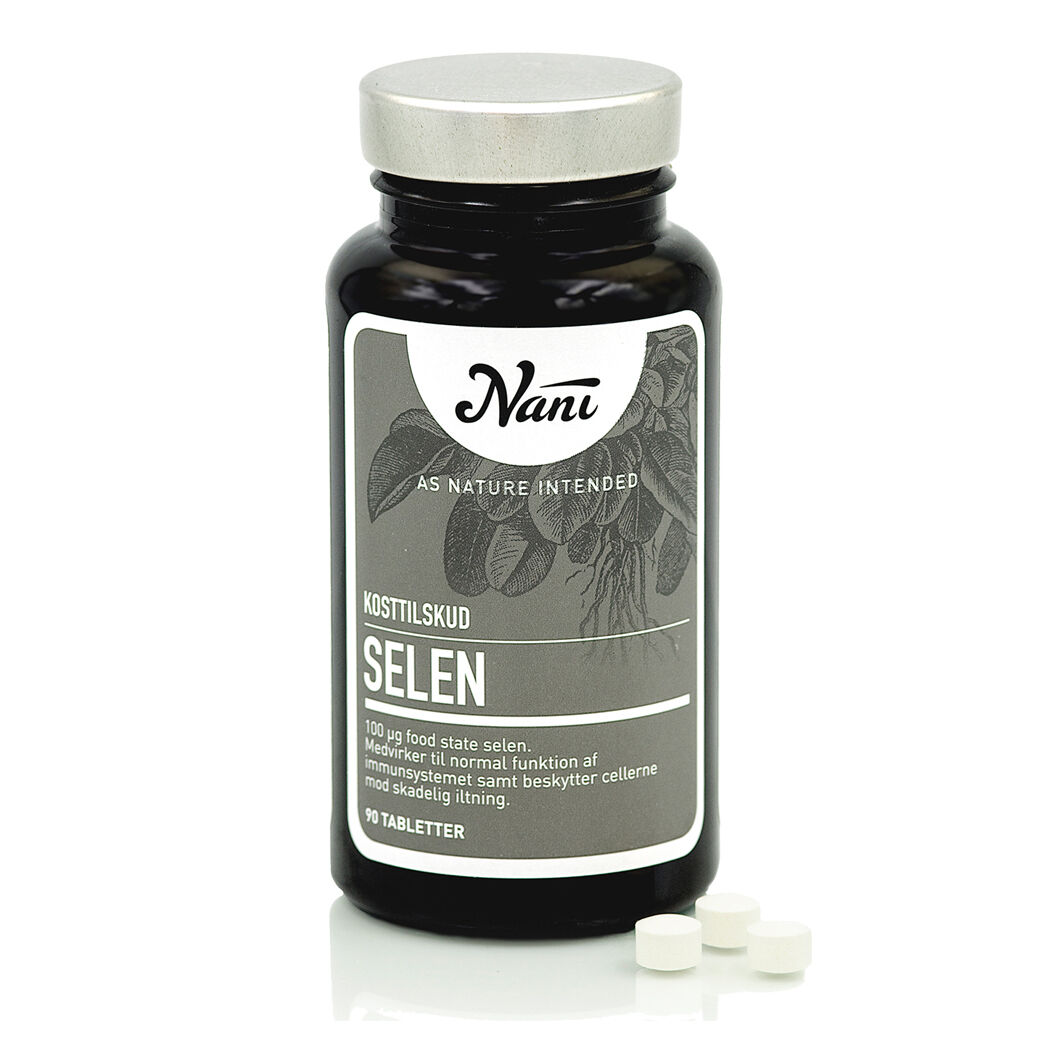 Nani Selen Food State - 100 mcg - 90 Tabletter