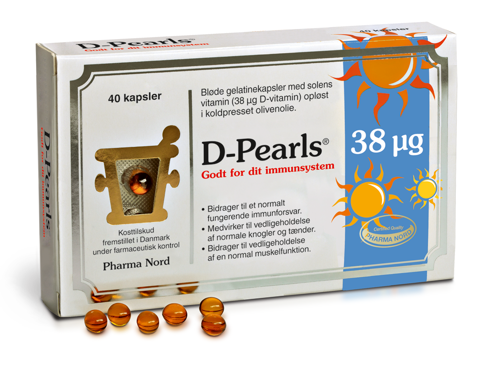 Pharma Nord Bio-Vitamin D3 - 38 mcg - 40 Kapsler