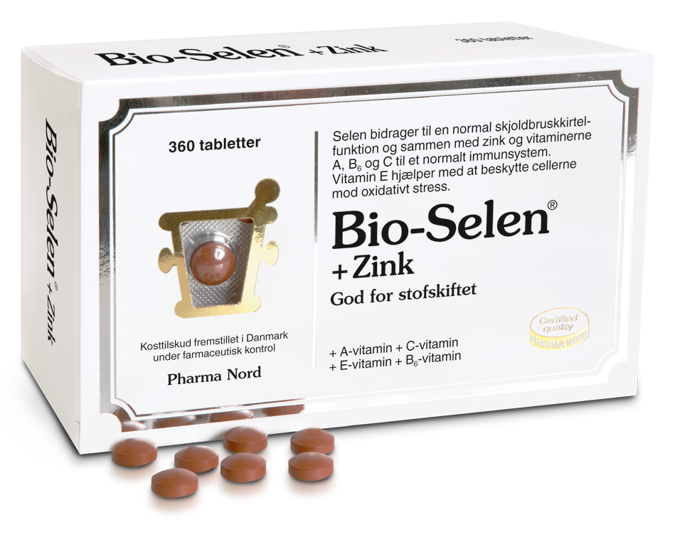 Pharma Nord Bio-Selen + Zinc - 360 Tabletter