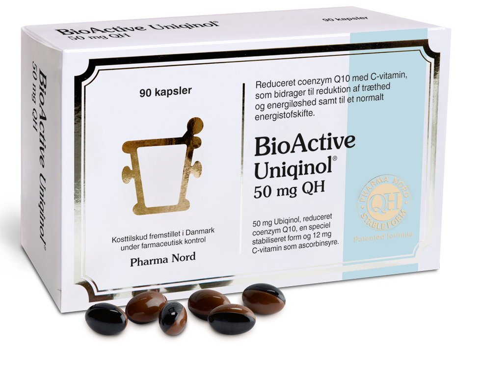 Pharma Nord Bioactive Q10 Uniqinol - 50 mg - 90 Kapsler