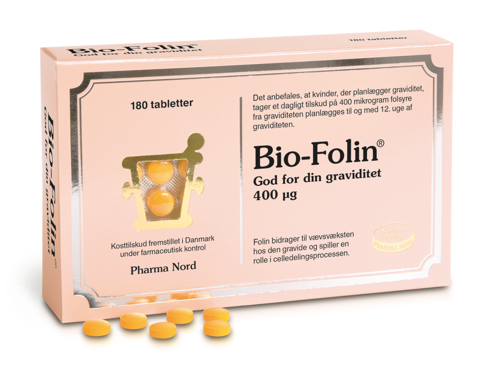 Pharma Nord Bio-Folin - 400 mcg - 180 Tabletter