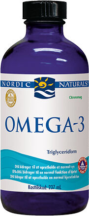 Nordic Naturals Omega 3 m.sitrussmak - 237 ml