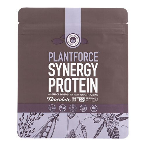 Plantforce Protein Synergy Chokolade - 400 g