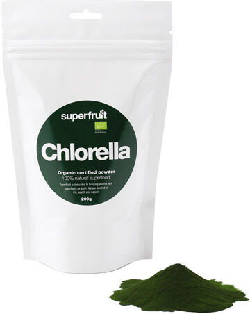 Superfruit Chlorella pulver - 200 Gram