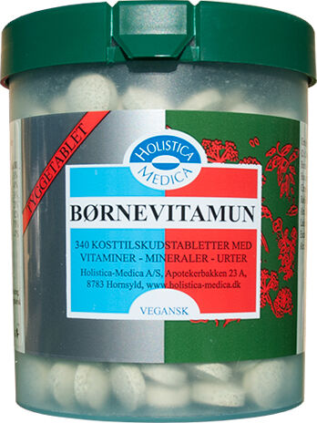 Holistica-Medica Vitamun Barnevitamin Tyggetablett - 340 Tablett